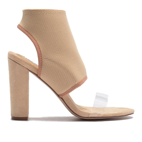 Cape Robbin Chic Nude Heel Sandal - Picture 3 of 5